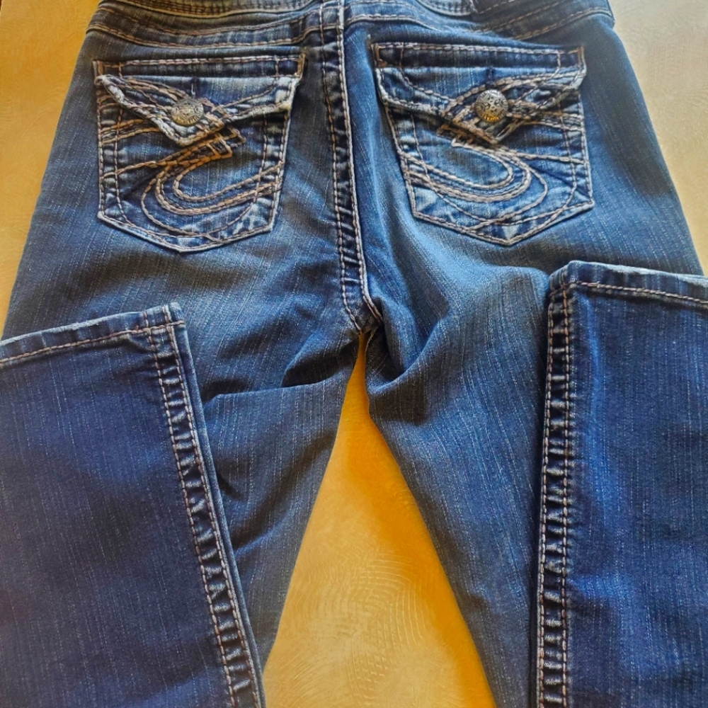 Silver womens jeans size 26